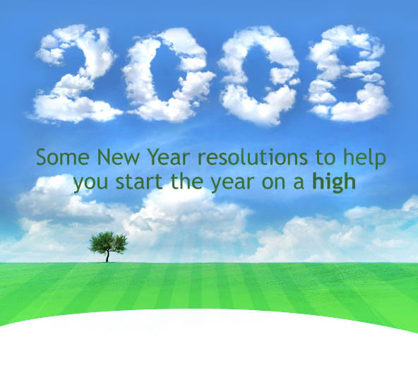 Some New Year resolutions to help you start the year on a high